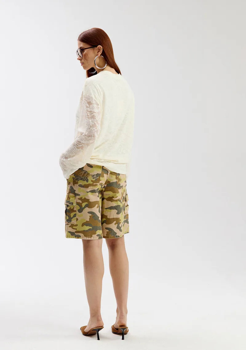 Short Scott van Harper & Yve, kleur Green Camo