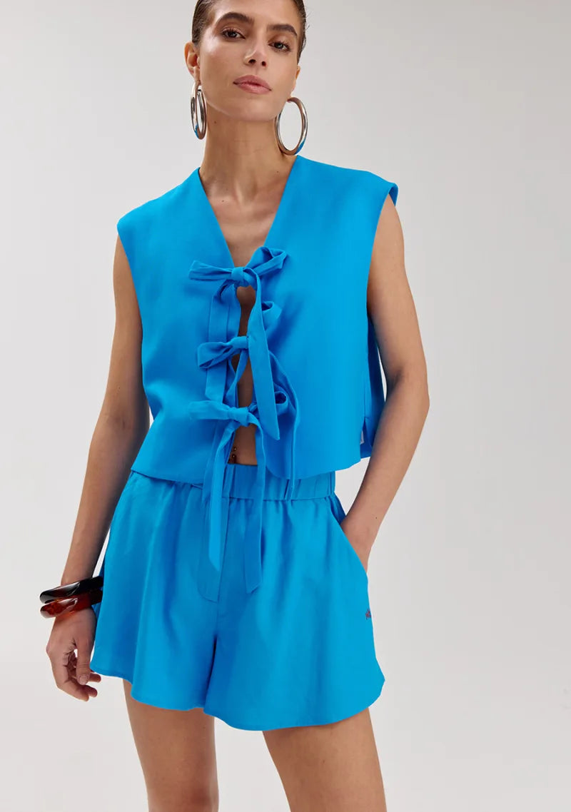 Gilet Shelby van Harper & Yve, kleur Intense Blue