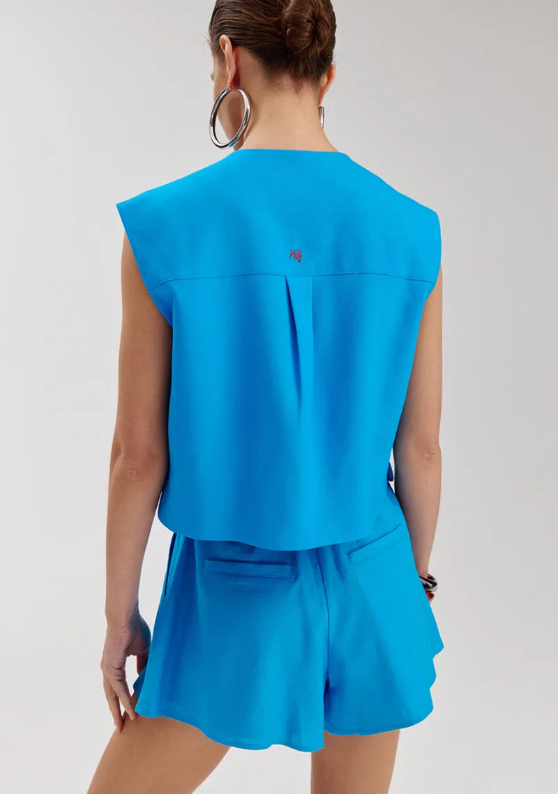 Gilet Shelby van Harper & Yve, kleur Intense Blue