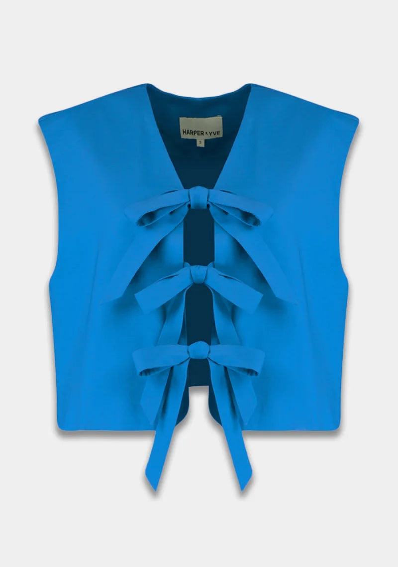Gilet Shelby van Harper & Yve, kleur Intense Blue