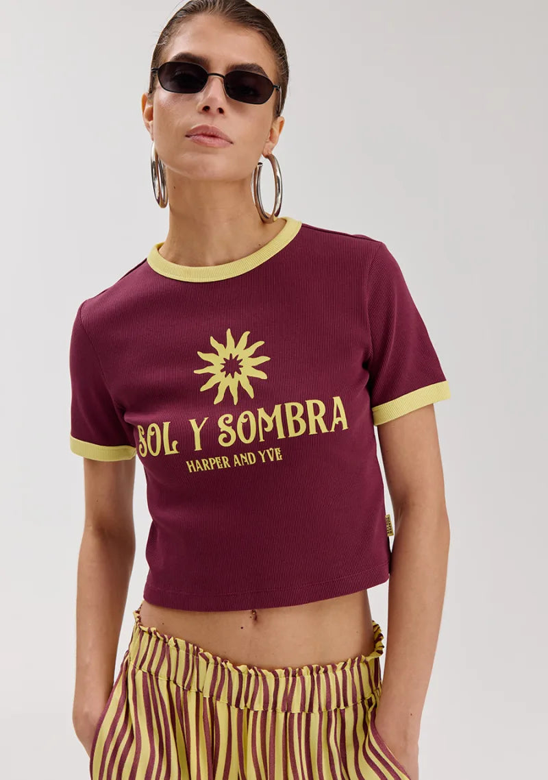 Top Sombra van Harper & Yve, kleur Cassis