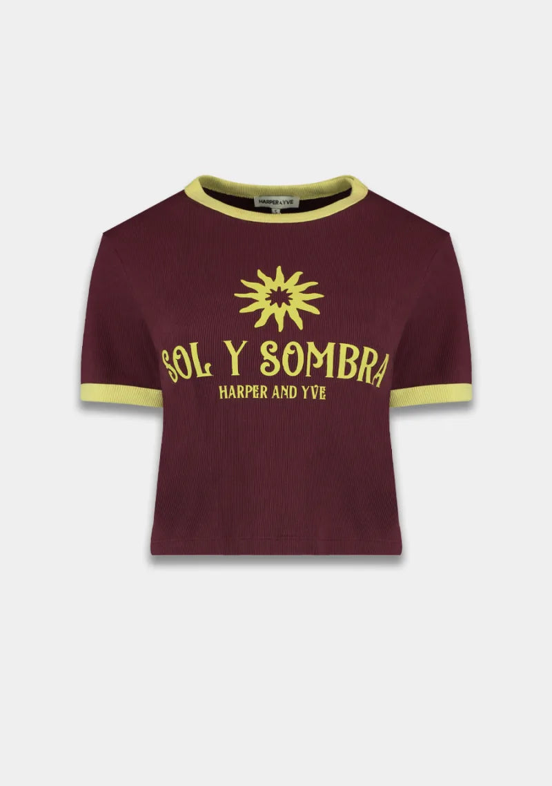 Top Sombra van Harper & Yve, kleur Cassis