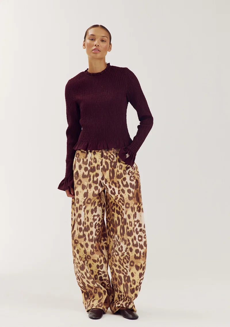 Blouse Veerle van Harper & Yve, kleur Tipsy Red