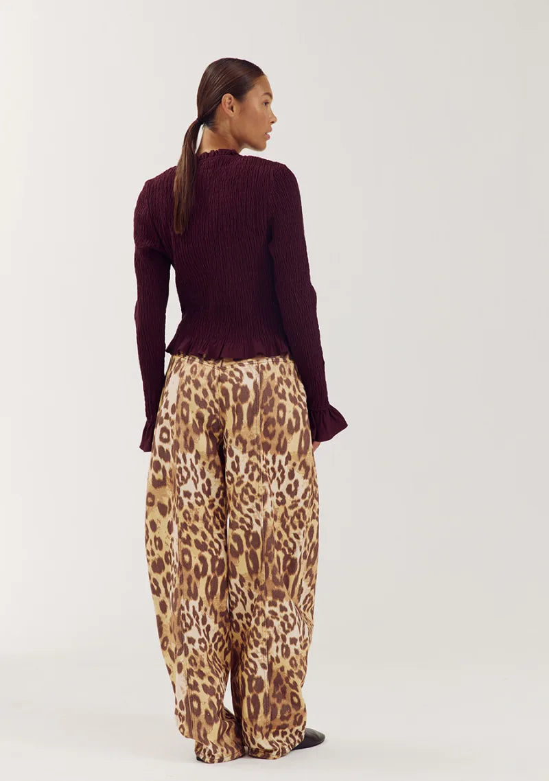 Blouse Veerle van Harper & Yve, kleur Tipsy Red