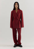 Broek Poppy van Harper & Yve, kleur Wine Berry