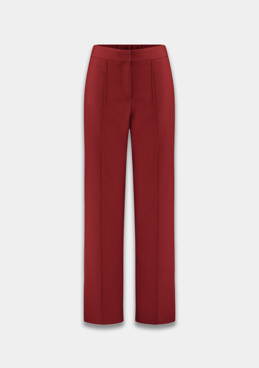 Broek Poppy van Harper & Yve, kleur Wine Berry