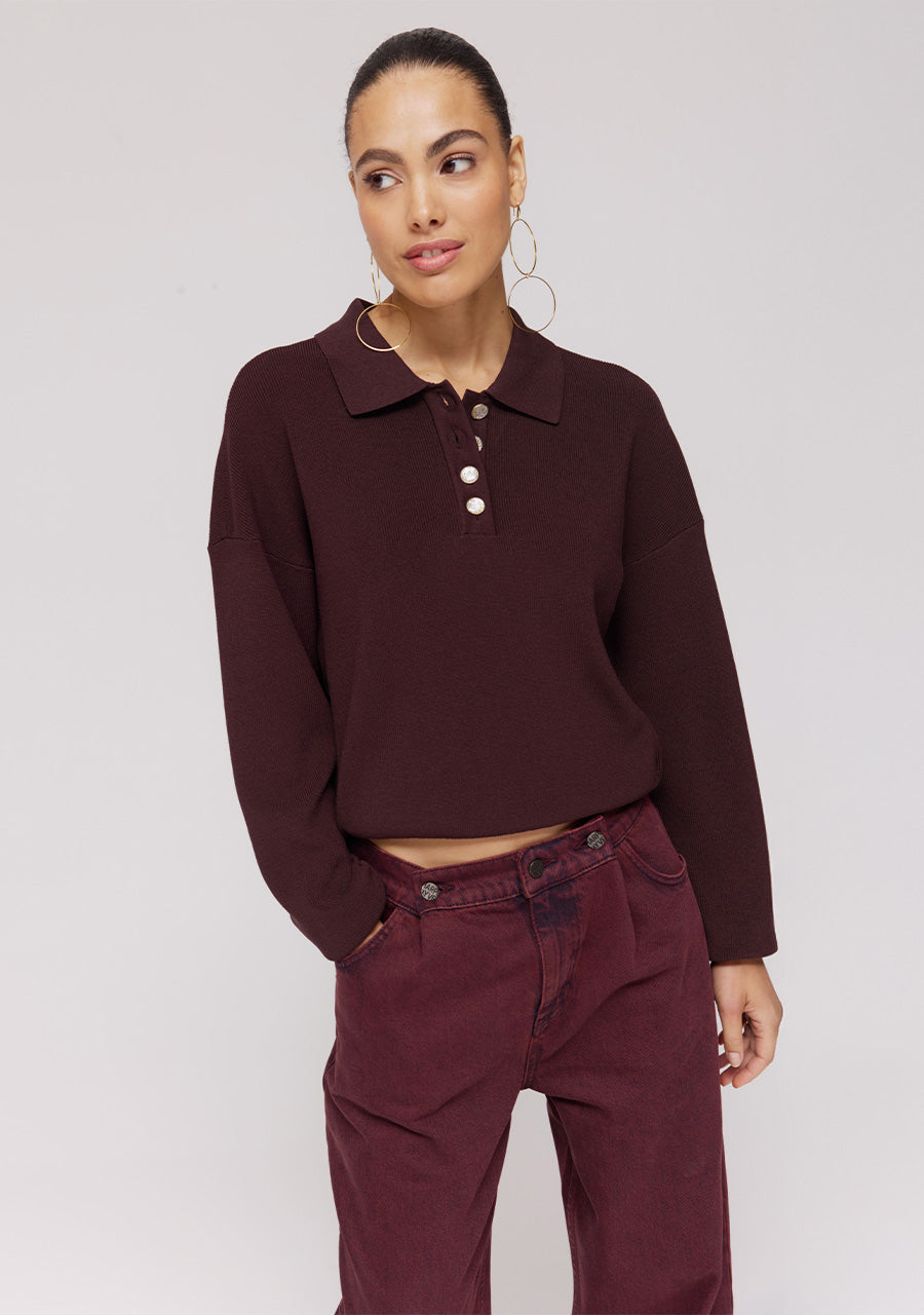 Billy Pants van Harper & Yve, kleur Wine Berry