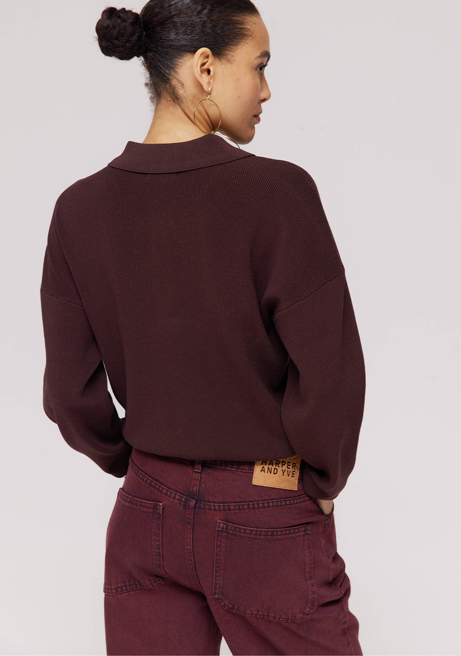 Billy Pants van Harper & Yve, kleur Wine Berry