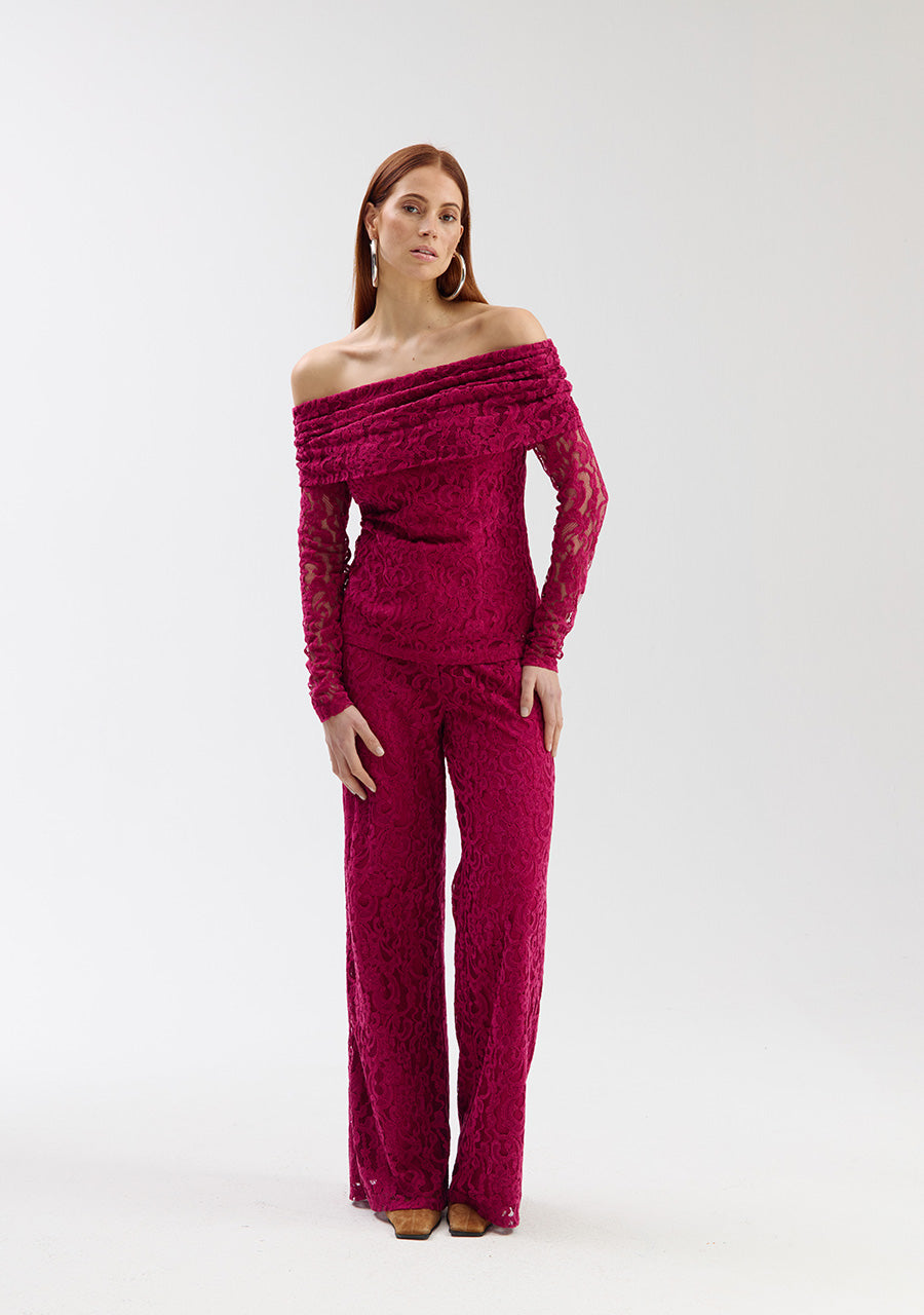 Top Jenthe van Harper & Yve, kleur Sangria