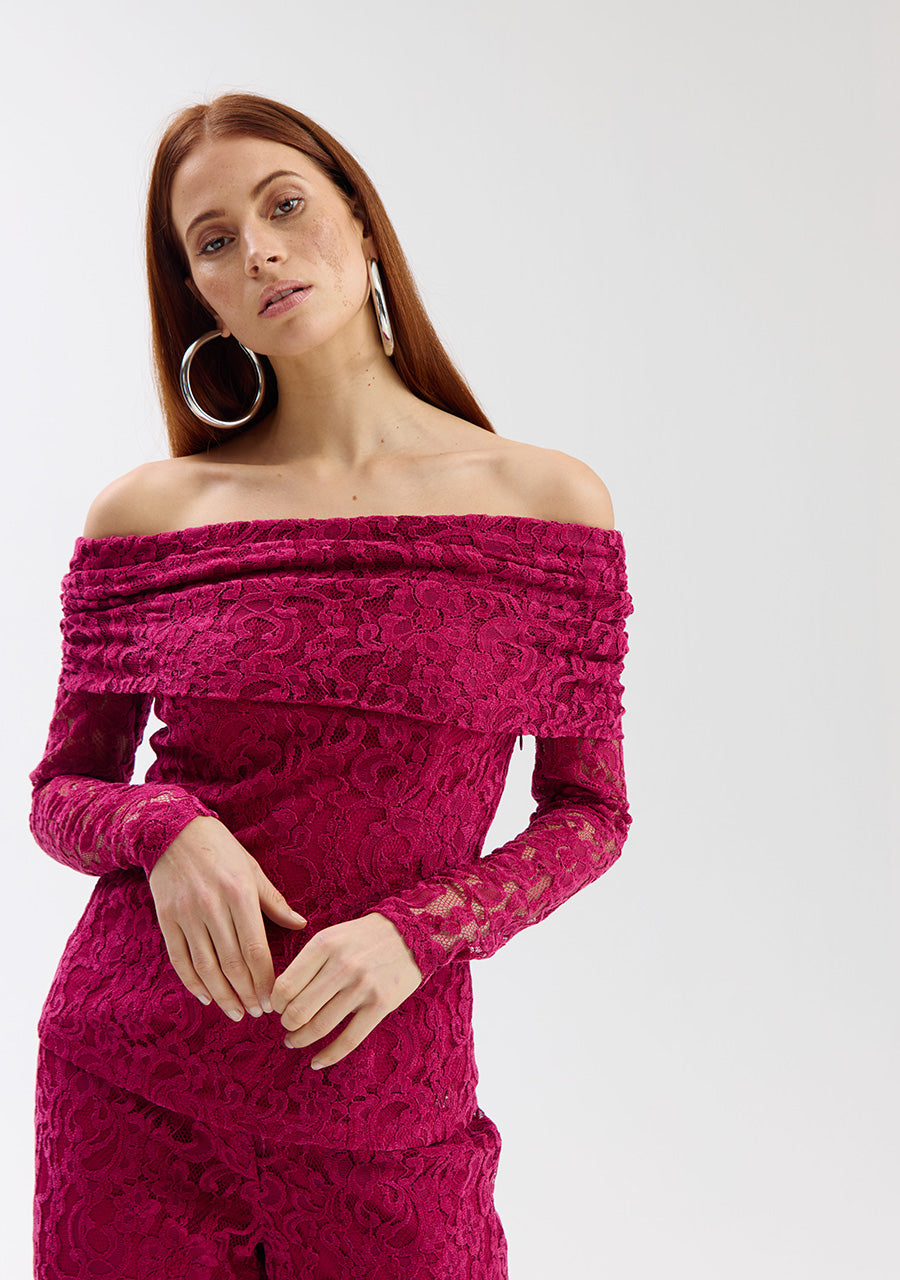 Top Jenthe van Harper & Yve, kleur Sangria