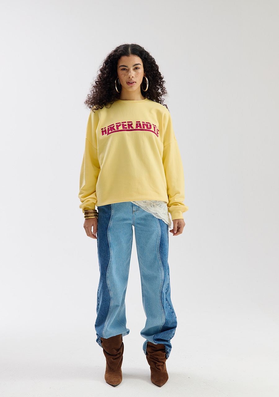 Yve Pants van Harper & Yve, kleur Light/Mid Blue