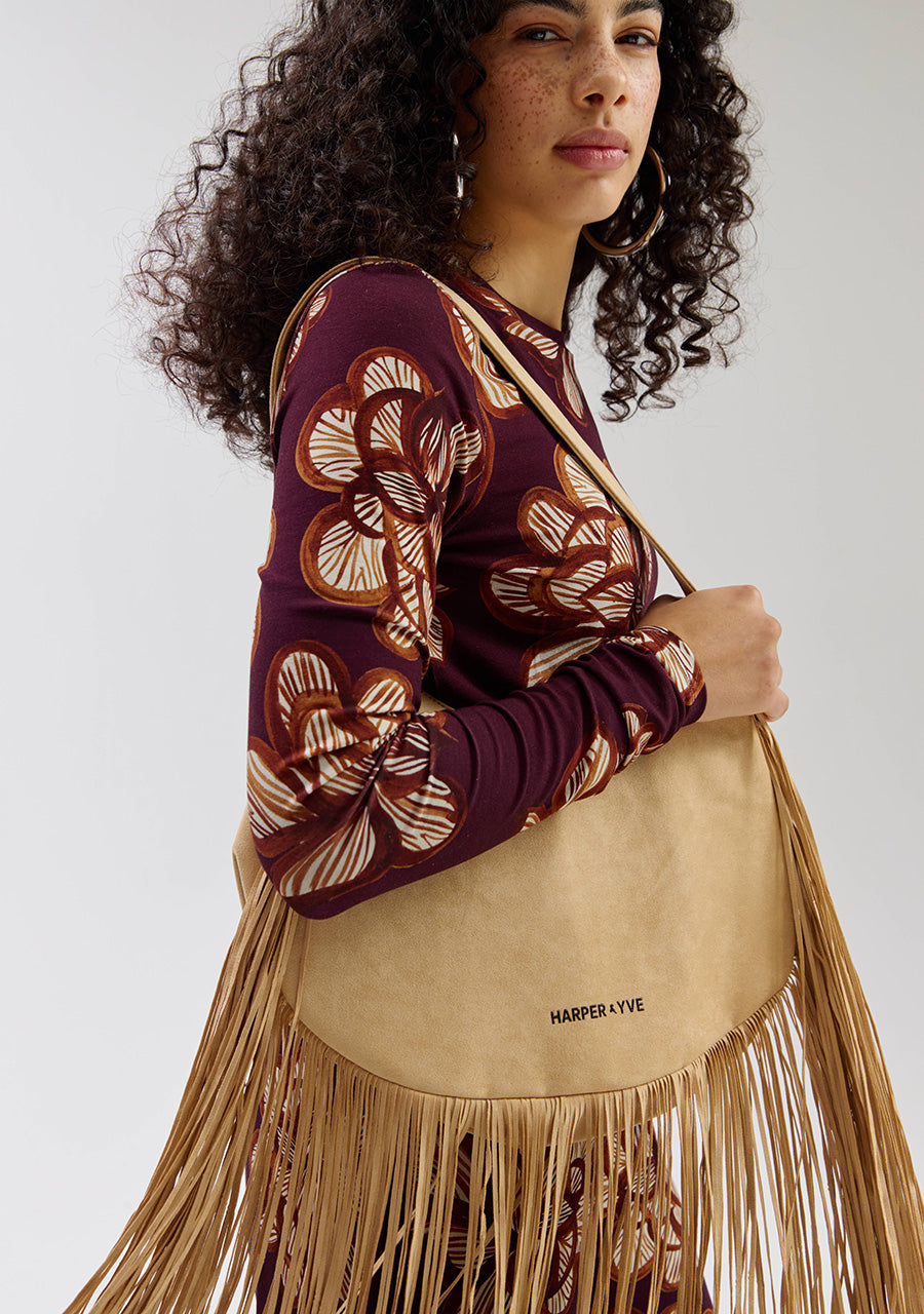 Yuka Bag van Harper & Yve, kleur Saddle Brown