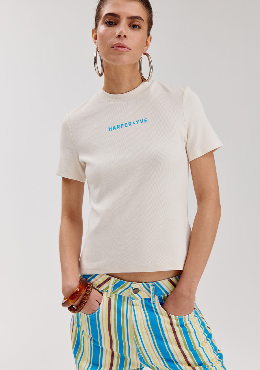 Top Cammy van Harper & Yve, kleur Ecru
