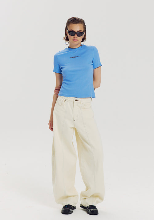 Cammy Top van Harper & Yve, kleur Daydream Blue