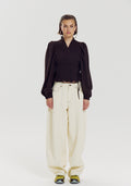 Blouse Debby van Harper & Yve, kleur Hot Fudge