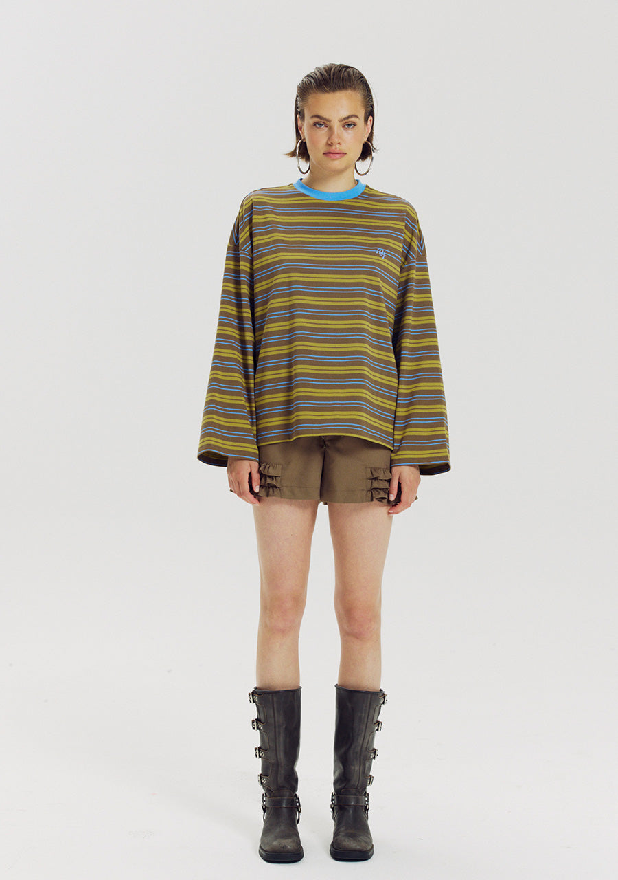 T-shirt Tommy van Harper & Yve, kleur Teal Blue Stripe
