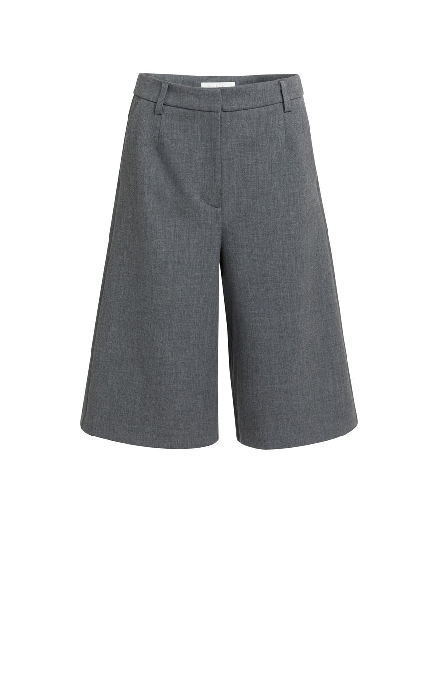 Lange Bermudashort van YAYA, kleur Anthracite Melange