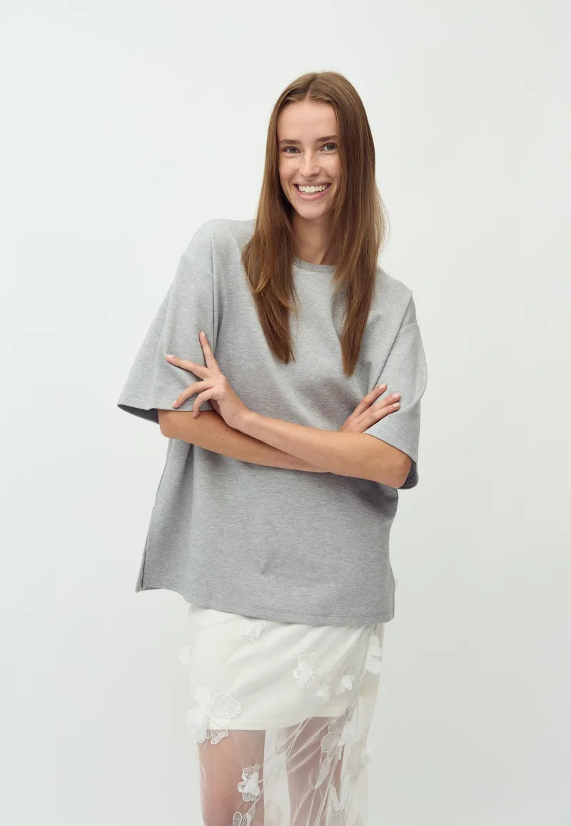 Emrylis-M van MbyM, kleur Light Grey Melange
