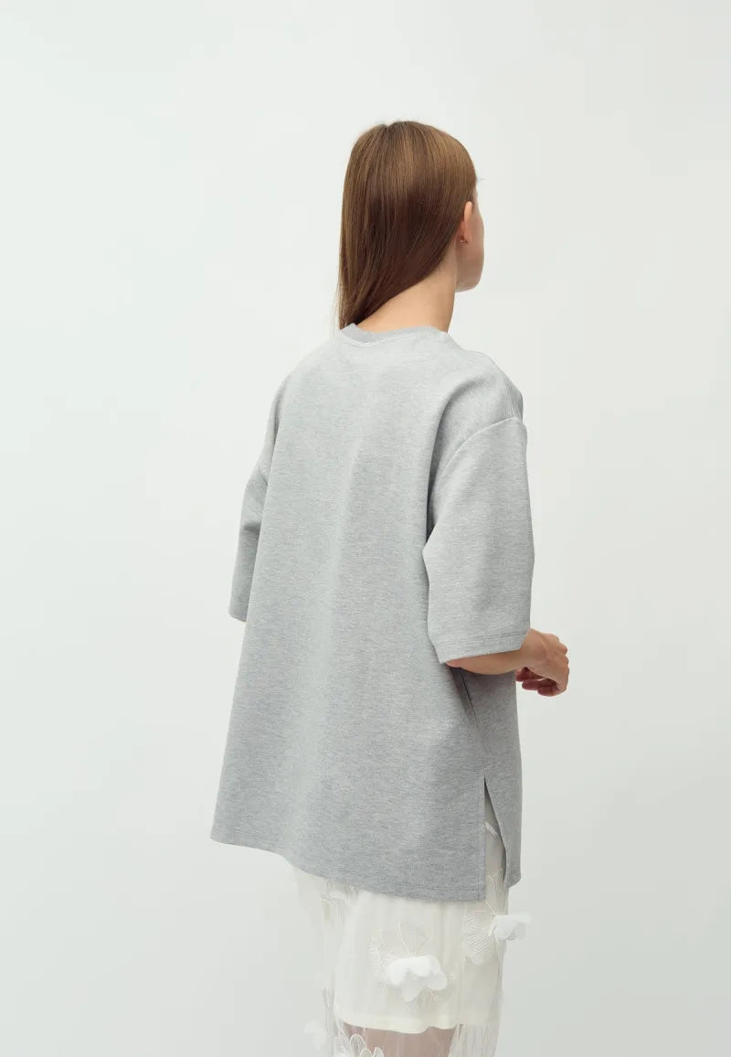 Emrylis-M van MbyM, kleur Light Grey Melange