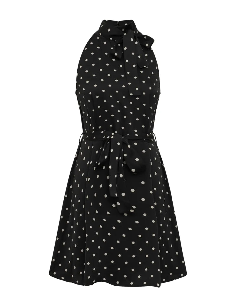 Paletta Cyprielle Dress van MbyM, kleur Black Sugar Dots
