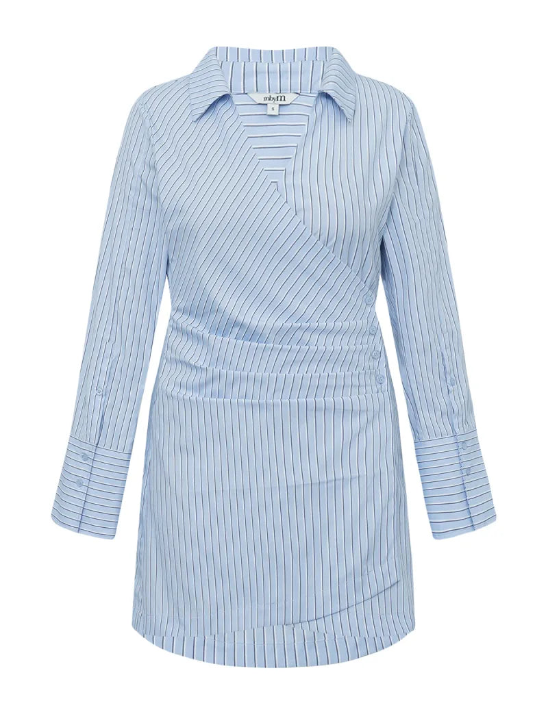 Saffira Dress van MbyM, kleur Blue Navy