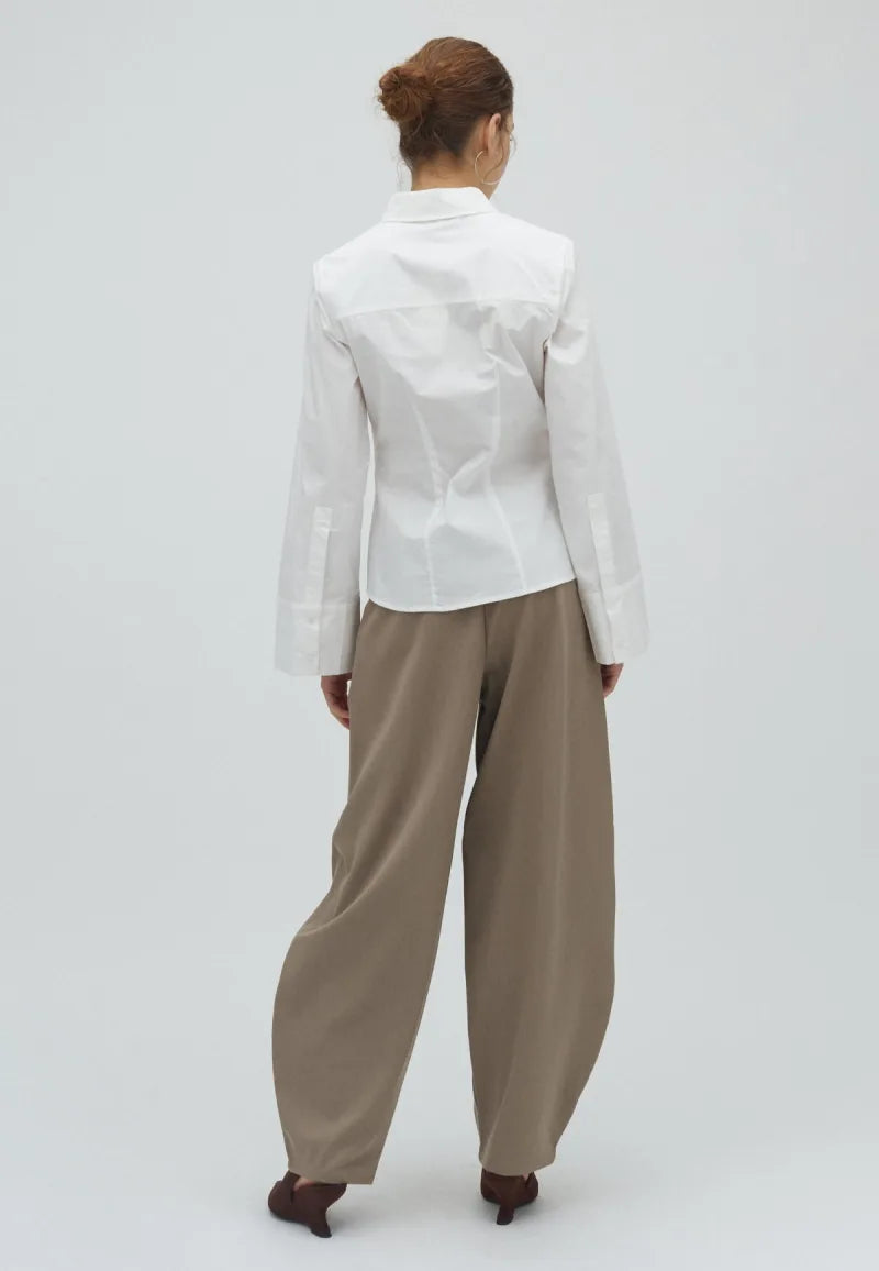 Silira-M Pant van MbyM, kleur Timber Wolf Mel