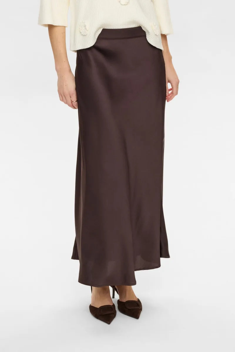 Nuamelia Skirt van Nümph, kleur Black Coffee