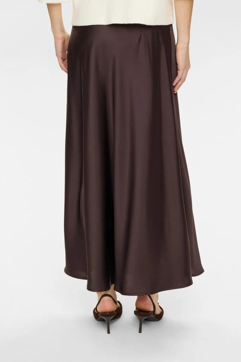 Nuamelia Skirt van Nümph, kleur Black Coffee