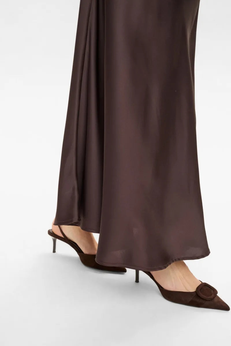 Nuamelia Skirt van Nümph, kleur Black Coffee