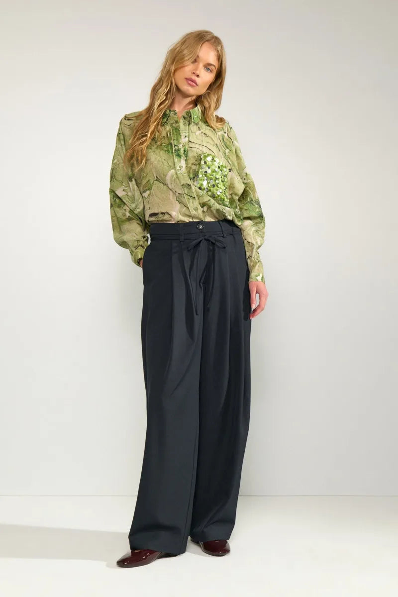 Numarla Shirt van Nümph, kleur Calla Green