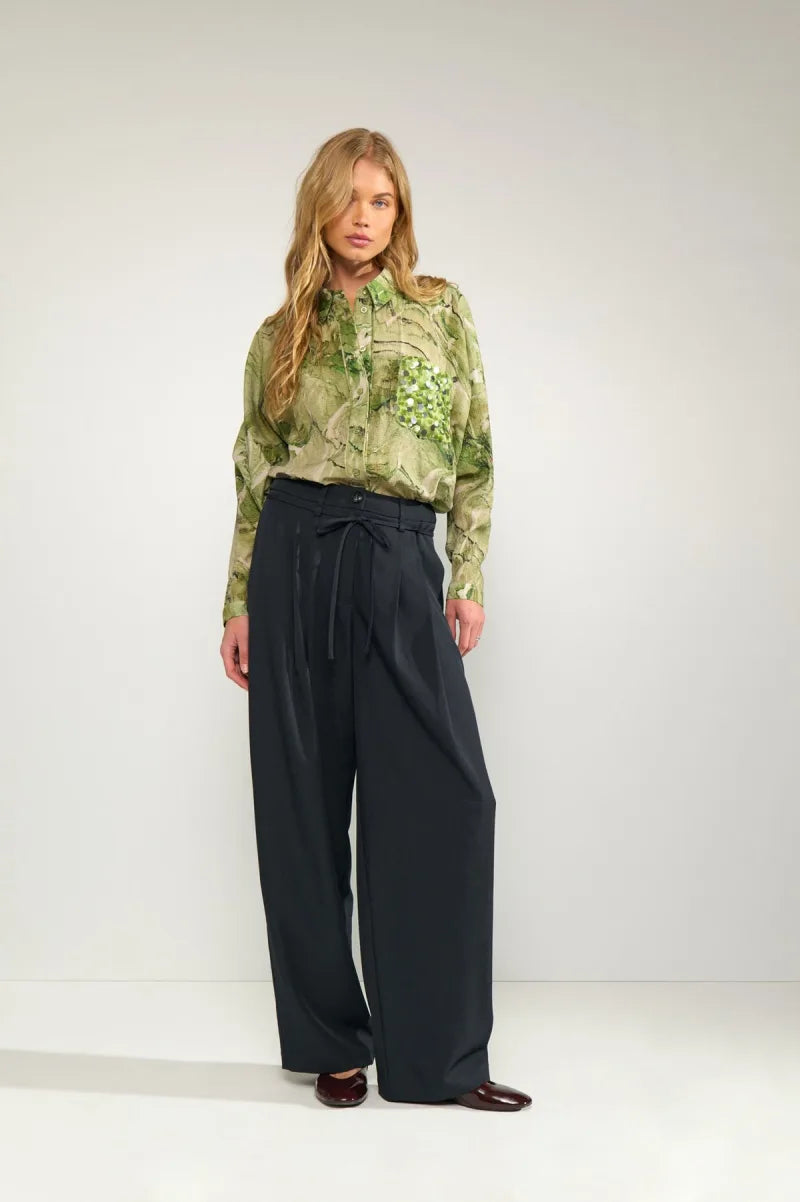 Numarla Shirt van Nümph, kleur Calla Green