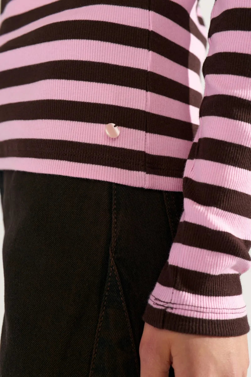 Numixie Ls T-Shirt van Nümph, kleur Bonbon