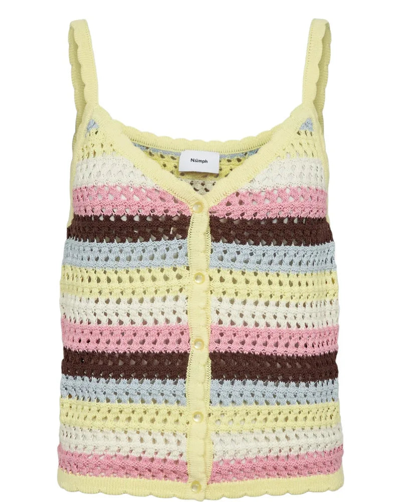 Numolina Singlet van Nümph, kleur Popcorn