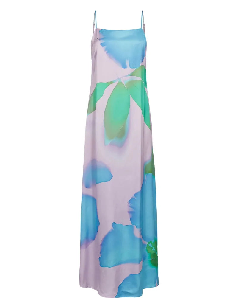 Nusunlee Dress van Nümph, kleur Orchid  Bloom