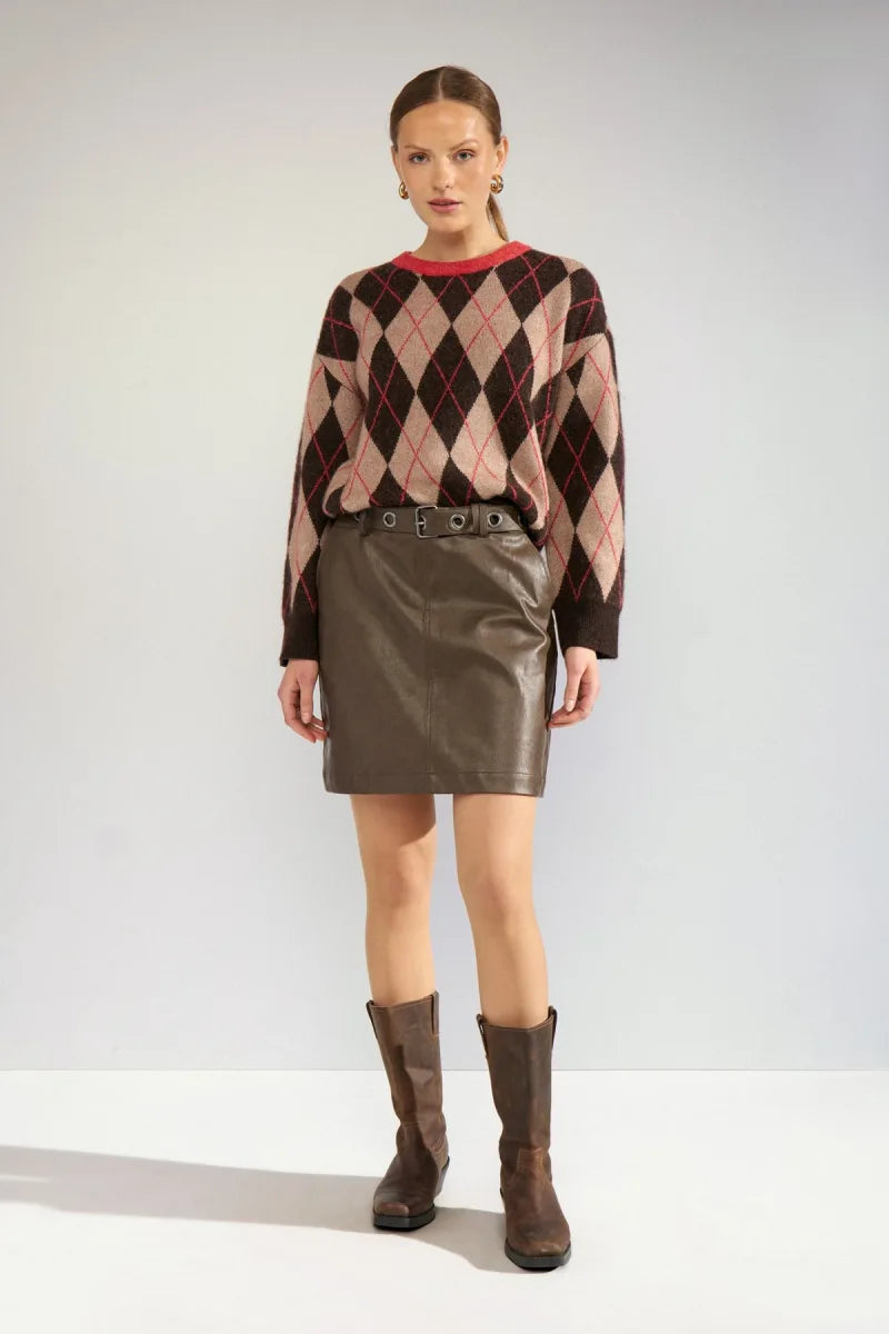 Nutikla Pullover van Nümph, kleur Goji Berry