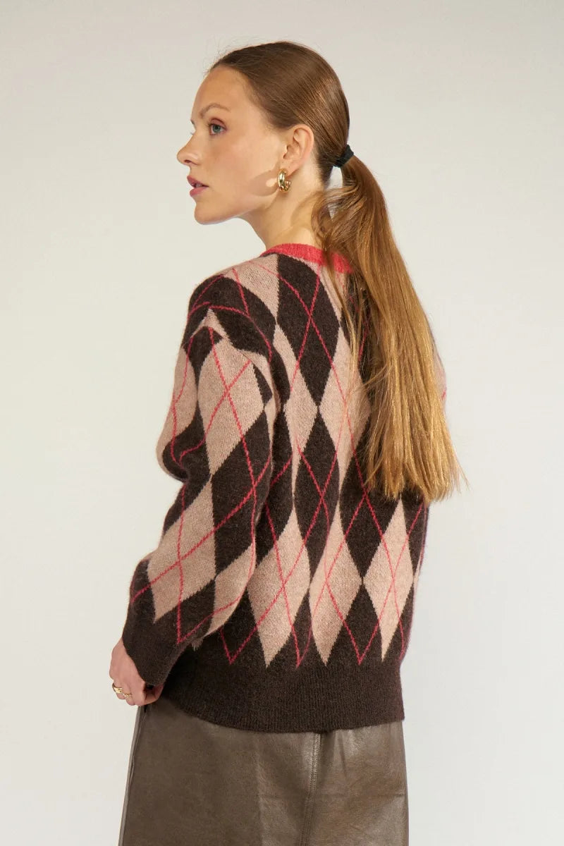 Nutikla Pullover van Nümph, kleur Goji Berry