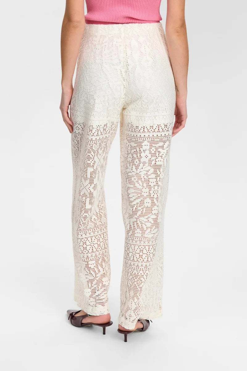 Nuwicky Pants van Nümph, kleur Cloud Dancer