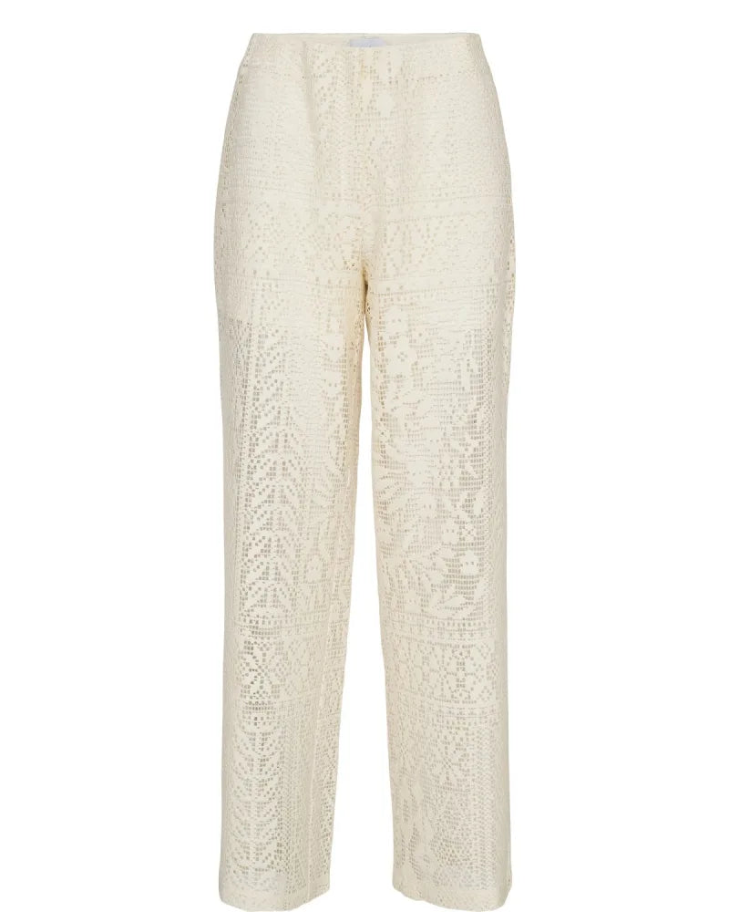 Nuwicky Pants van Nümph, kleur Cloud Dancer