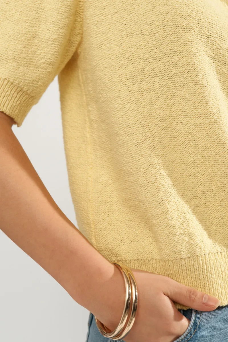 Nuzola Cardigan van Nümph, kleur Popcorn