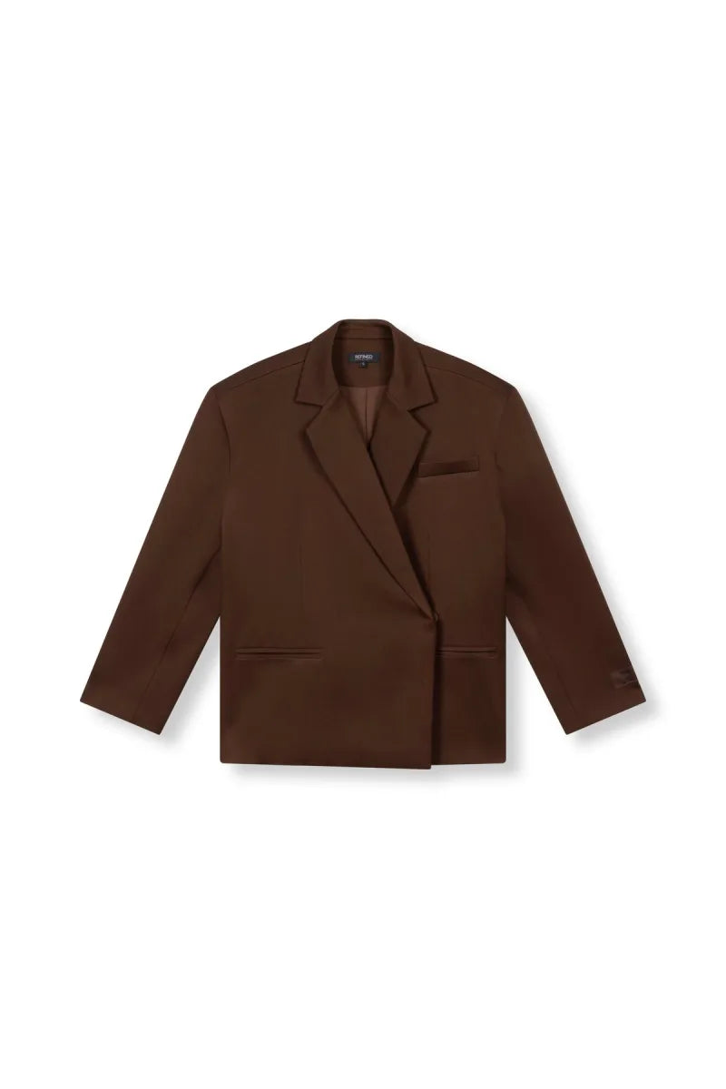 Adele Blazer van Refined Department, kleur Brown