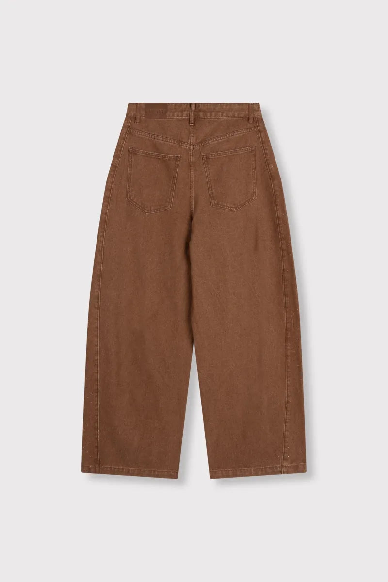 Balloon Fit Jeans Hailey van Refined Department, kleur Brown