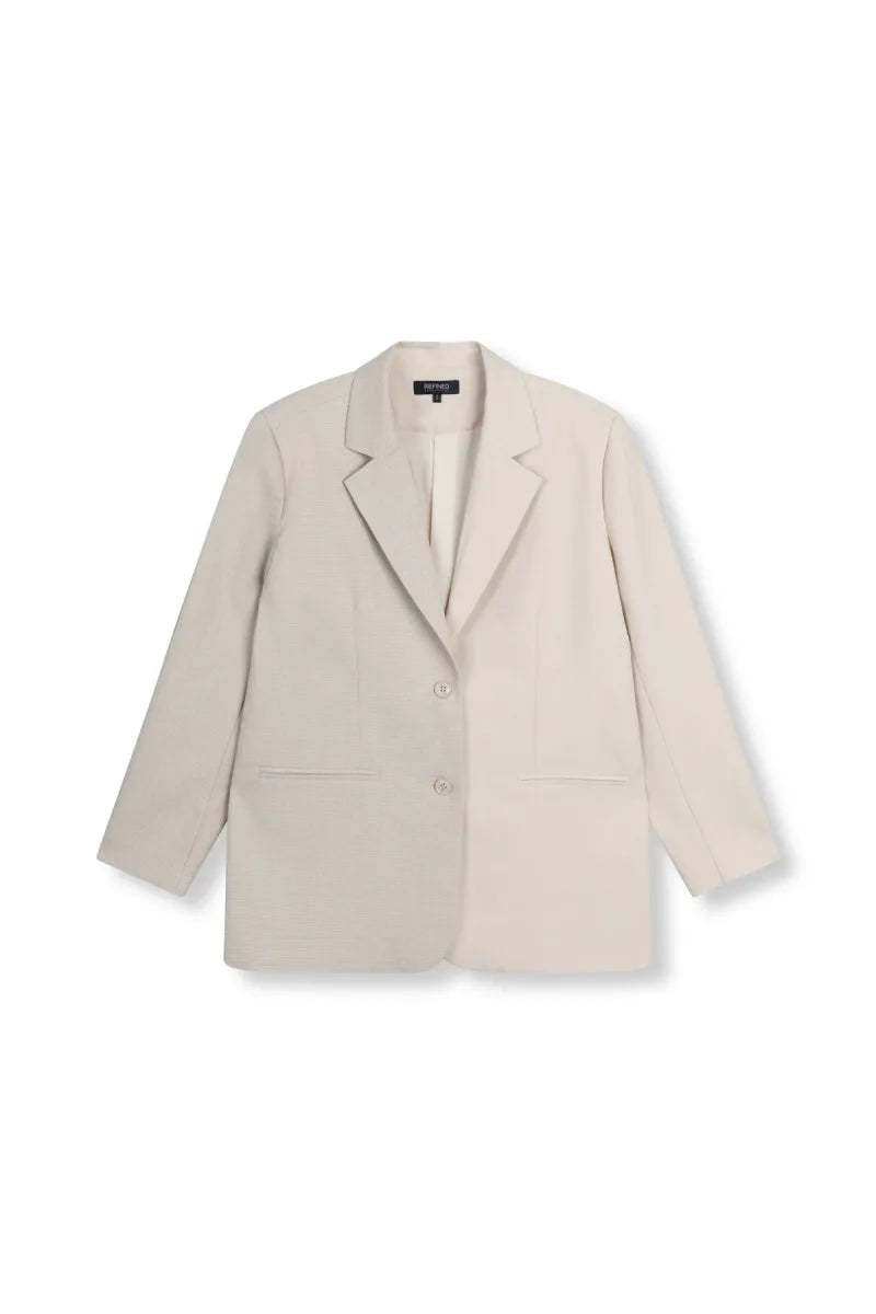 Blazer Bodi van Refined Department, kleur Off White