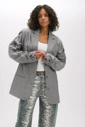 Blazer Jenny van Refined Department, kleur Light Grey