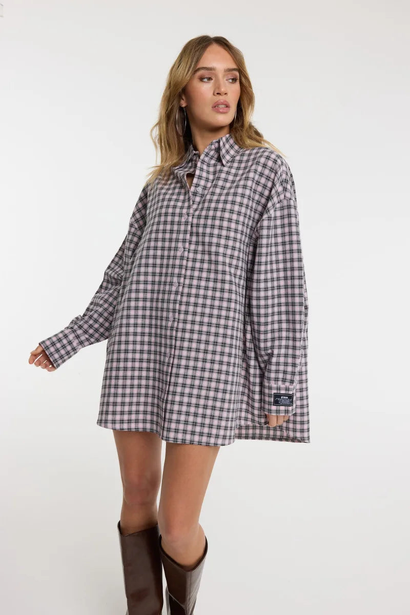 Blouse Lolay van Refined Department, kleur Check