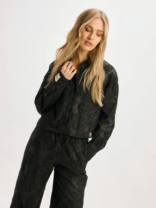 Blouse Mary van Refined Department, kleur Black