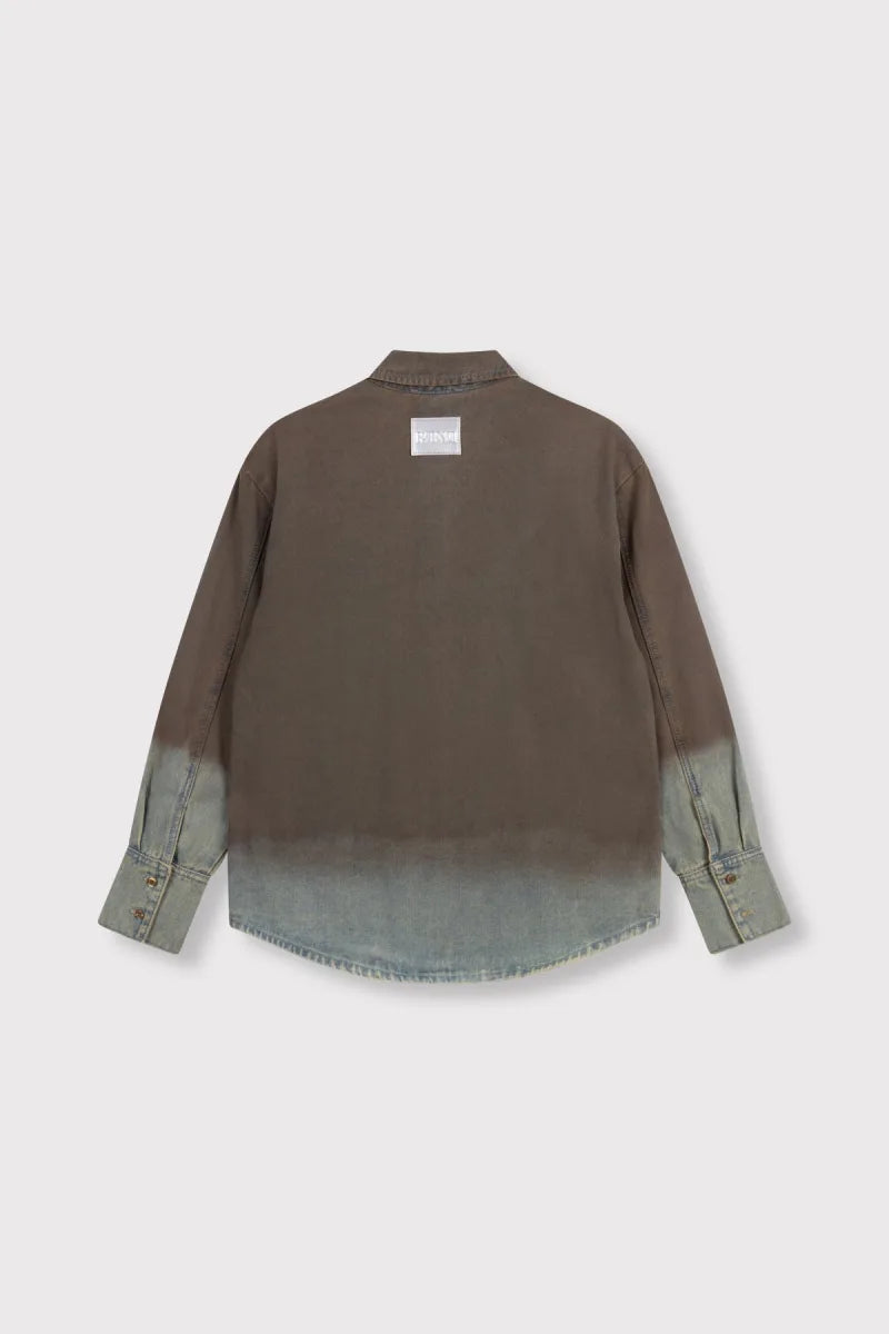 Blouse Naro van Refined Department, kleur Washed Denim
