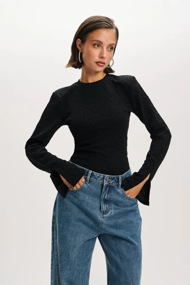 Body Dann van Refined Department, kleur Black