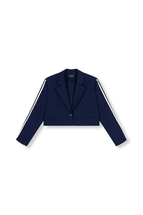 Cropped Blazer Niv van Refined Department, kleur Navy