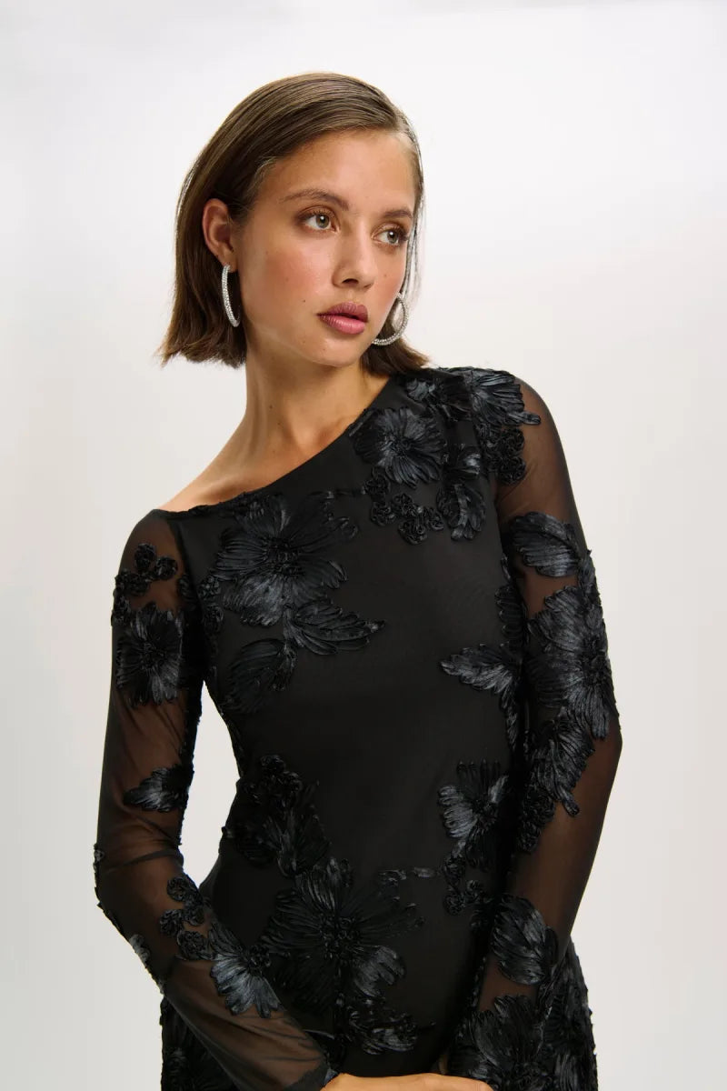 Flower Dress Liv van Refined Department, kleur Black