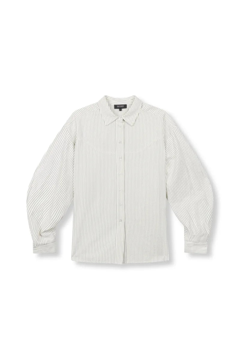 Gabby Blouse van Refined Department, kleur Stripe